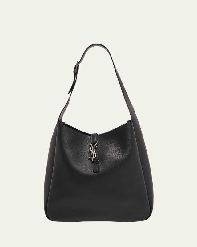 Le 5 À 7 Large Hobo Bag in Smooth Leather